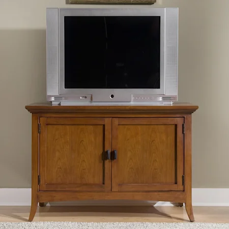 Small Media Console with 2 Doors